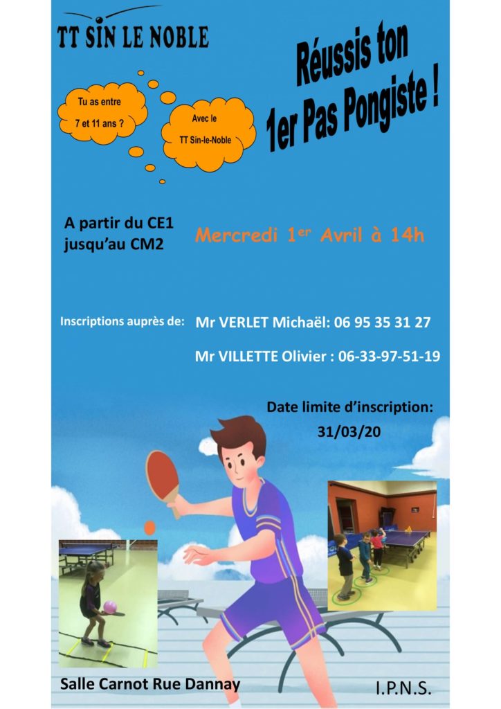 Affiche A4 pour informer les écoles du jour et des modalités d'inscription